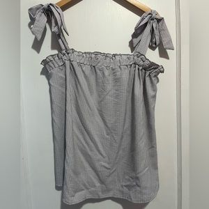 Andreé by unit blue and white striped top